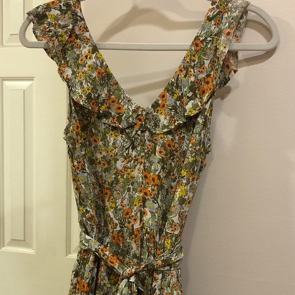Lands' End Floral Ruffle Midi Dress - Picture 4 of 8